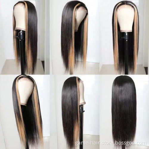 For Black Women Wholesale Hd Full Lace Frontal Closure Human Hair Wig Raw Indian Virgin Glueless Hair Loose Wave Lace Front Wig